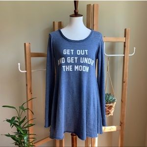 Wildfox sweatshirt dress-glow in the dark lettering!